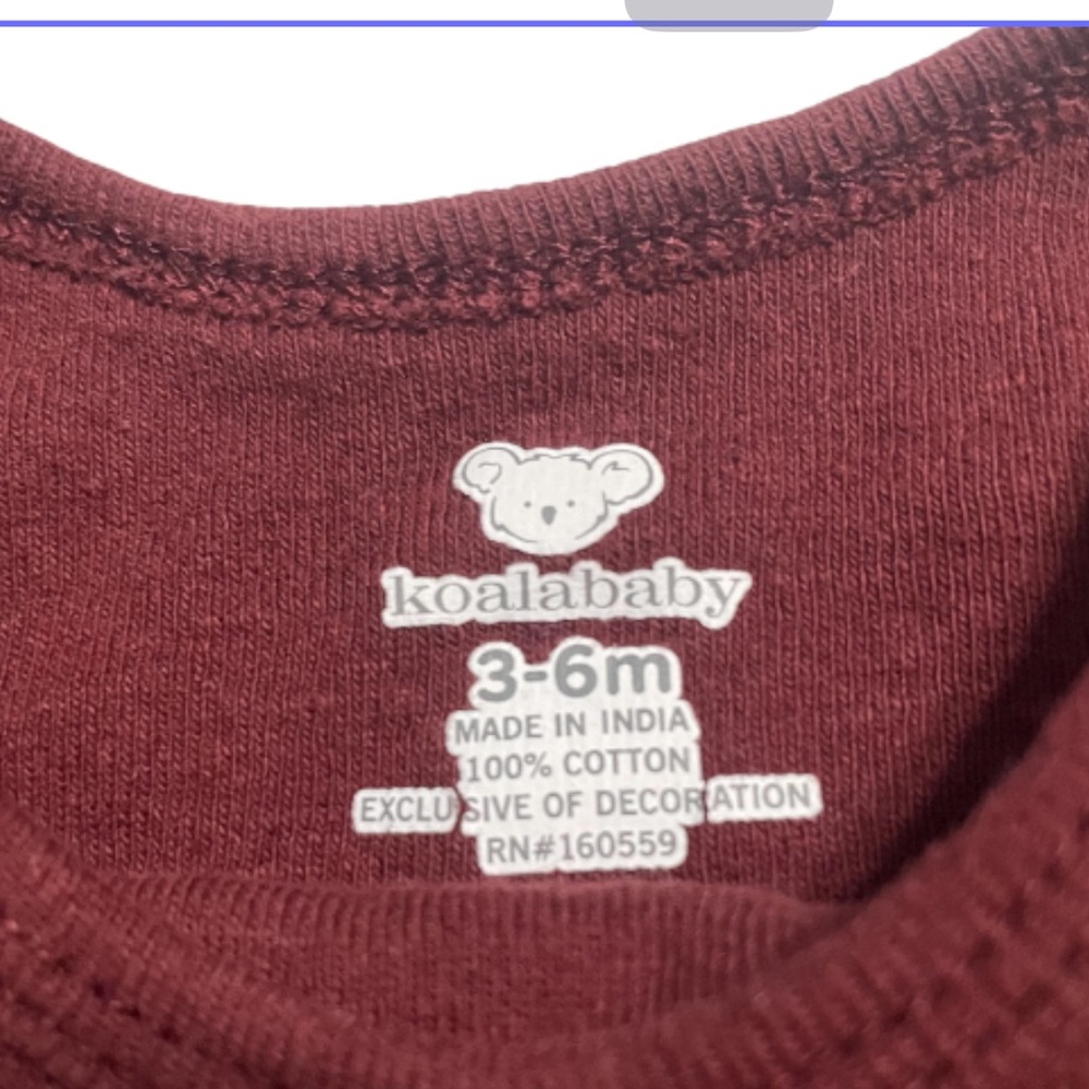 Gray and Maroon Little Brother Onesies - Picture 7 of 12